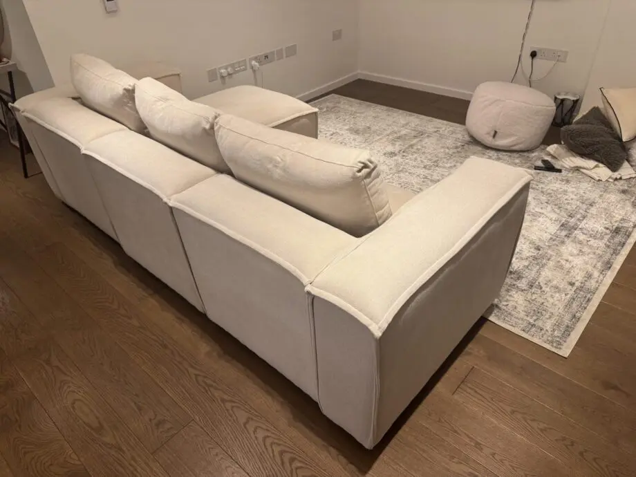 3 seater left chaise sofa