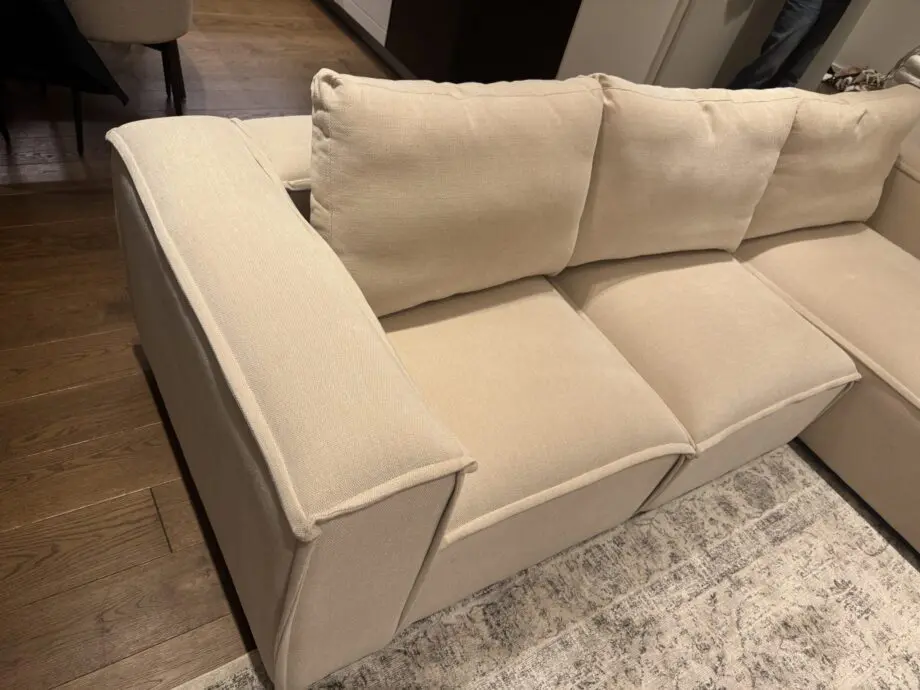 3 seater left chaise sofa
