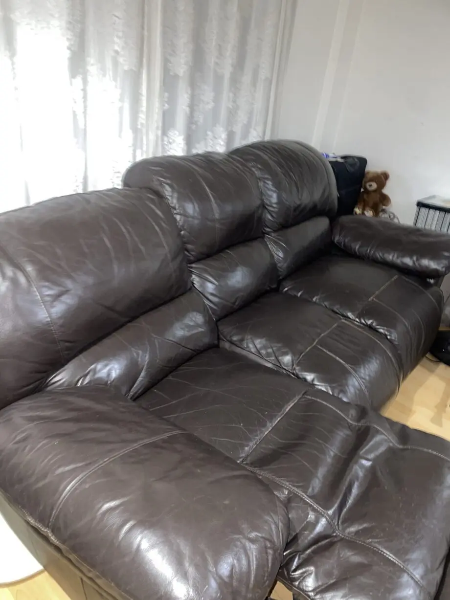Dark Brown Leather Recliner