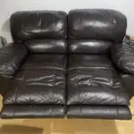 Dark Brown Leather Recliner