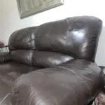 Dark Brown Leather Recliner