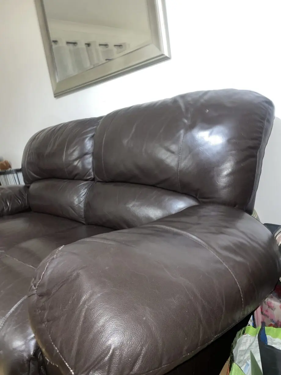 Dark Brown Leather Recliner