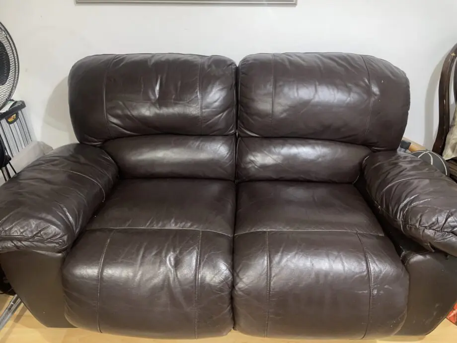 Dark Brown Leather Recliner