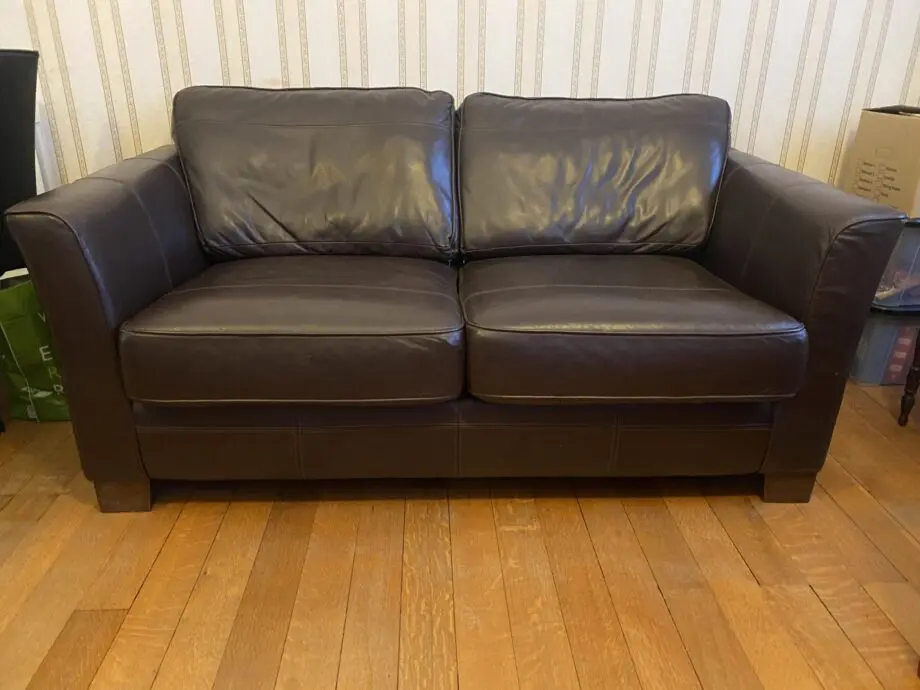 Leather sofa