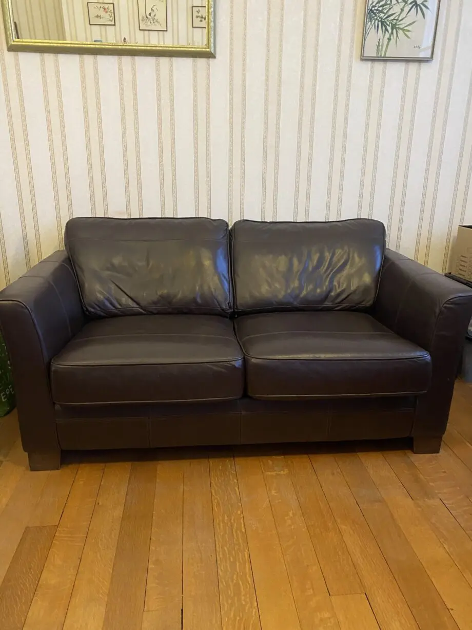 Leather sofa