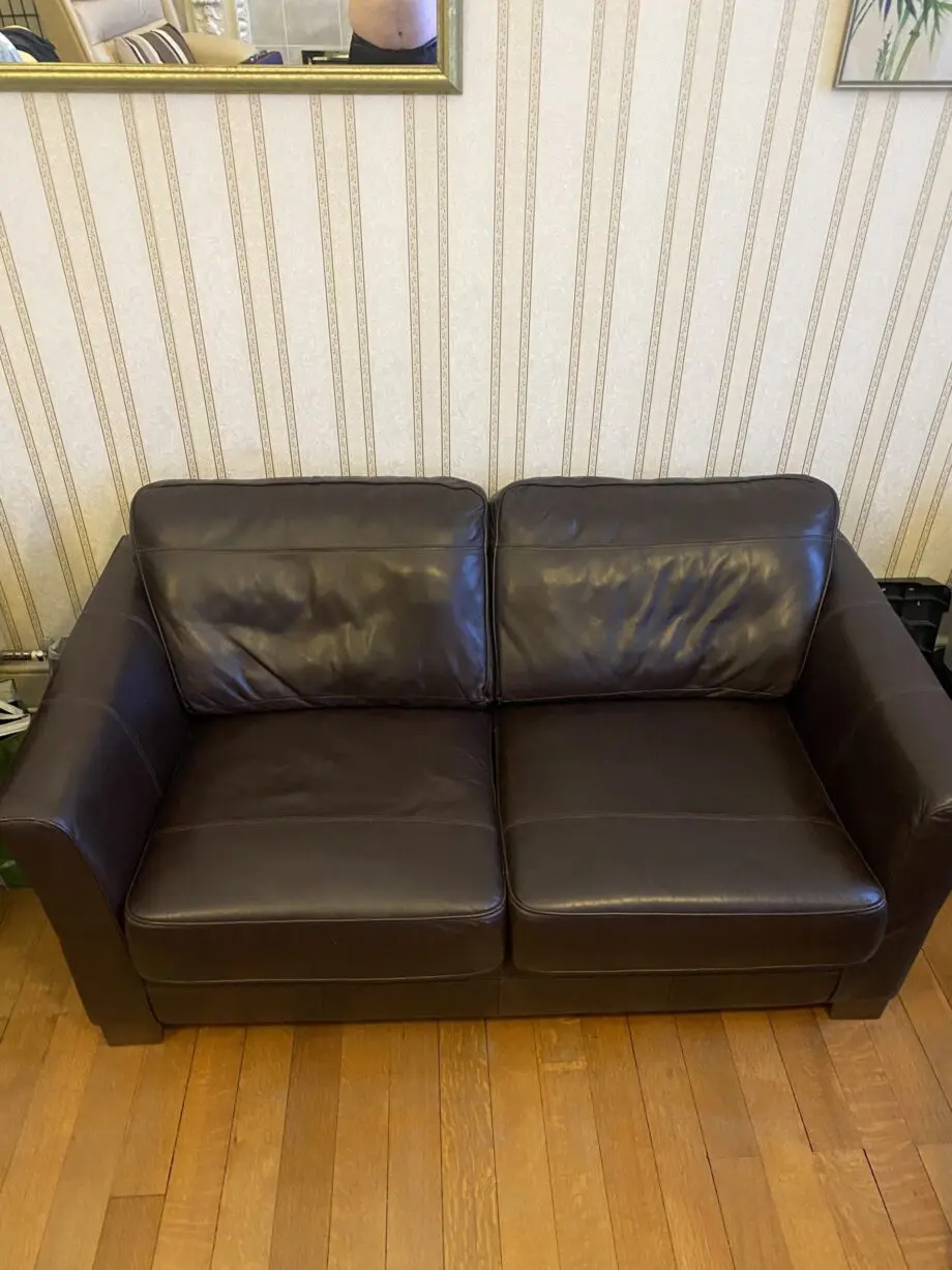 Leather sofa