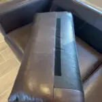 BoConcept Fargo design four seater brown leather sofa’s two for sale