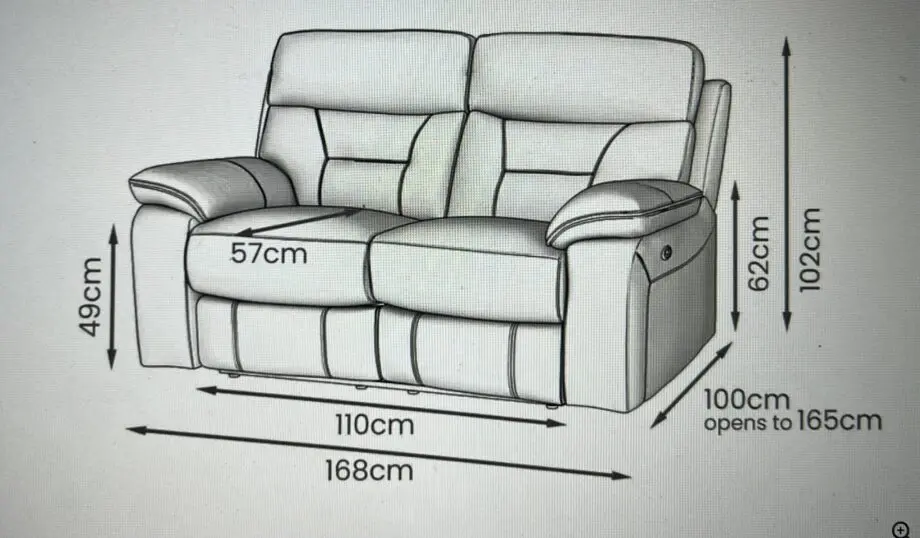 Recliner sofa -2 & 3 seater - excellen condition