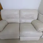 5 seator leather recliner sofa