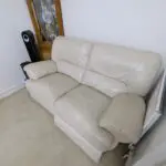 5 seator leather recliner sofa