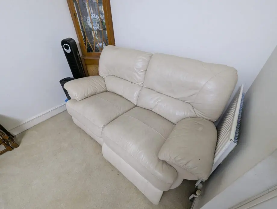 5 seator leather recliner sofa