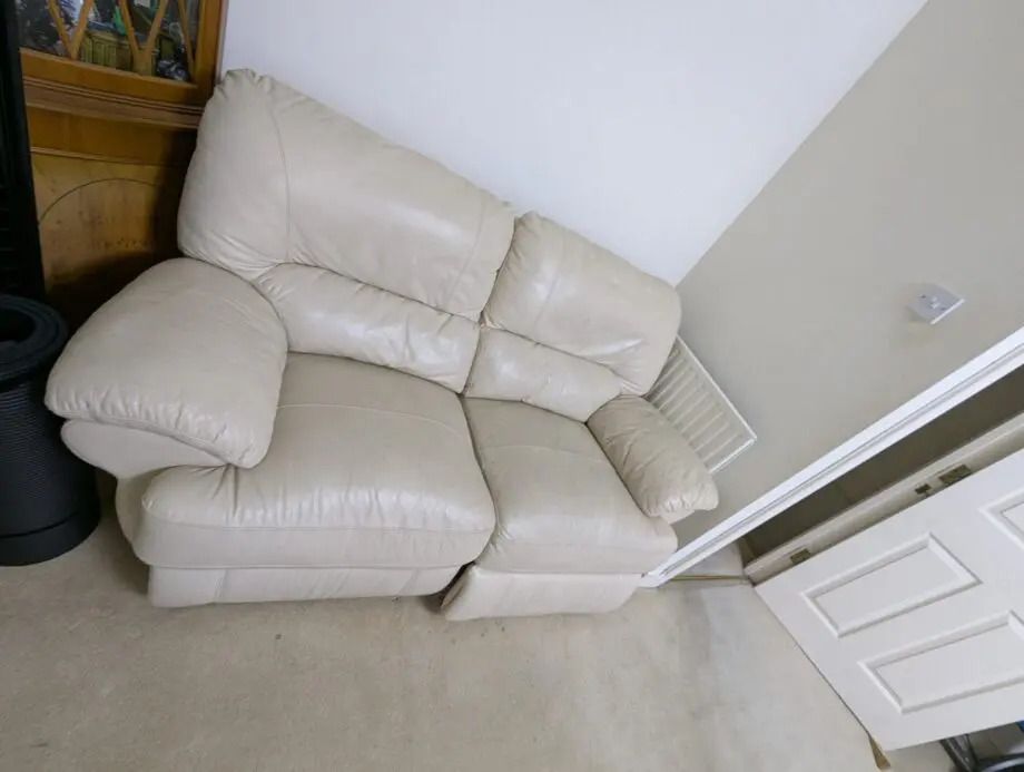 5 seator leather recliner sofa