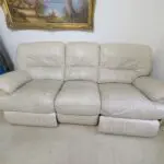 5 seator leather recliner sofa