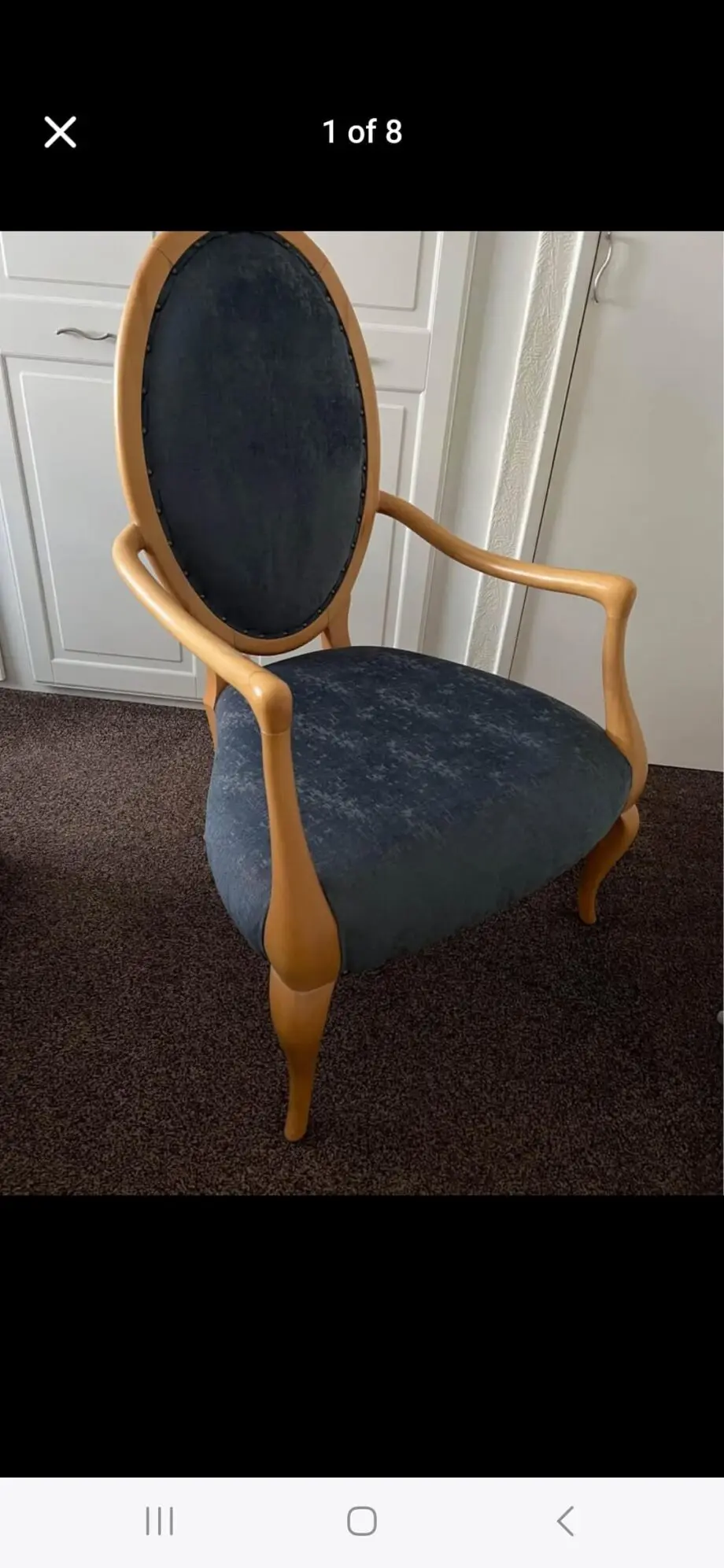 Upholstery armchair