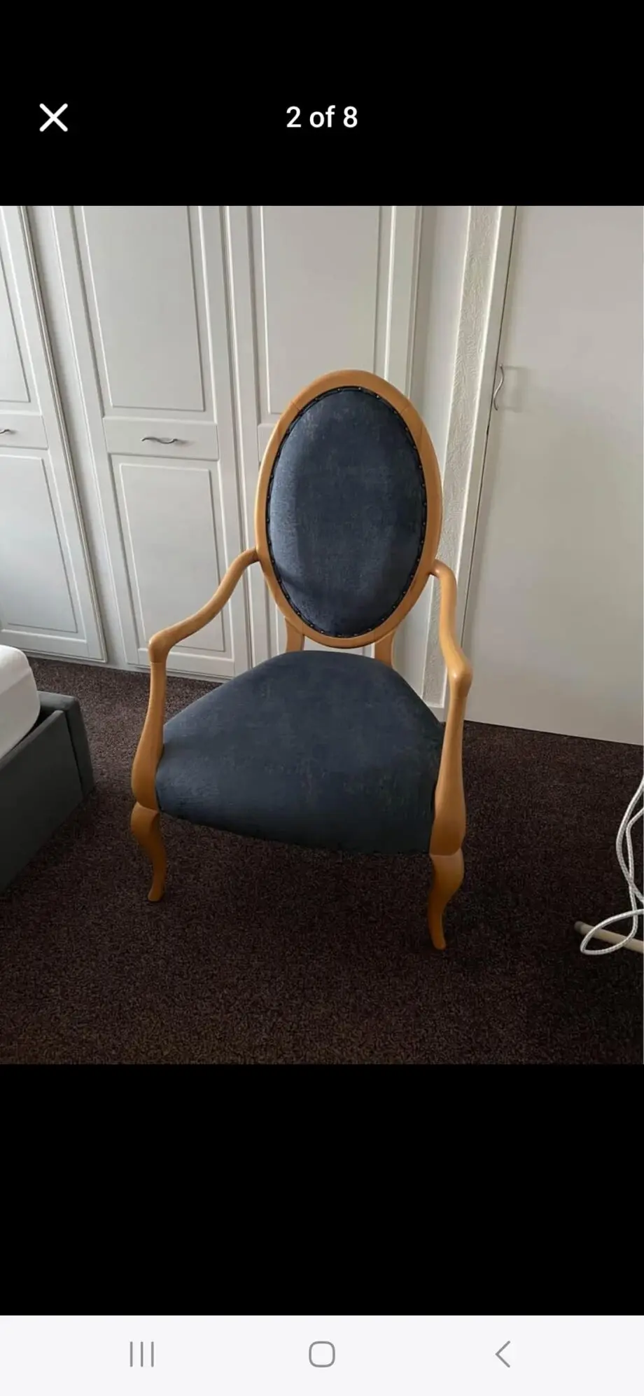 Upholstery armchair