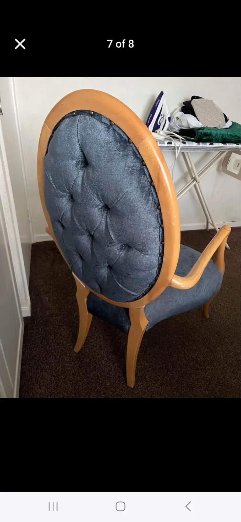 Upholstery armchair