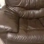 Black colour recliner sofa