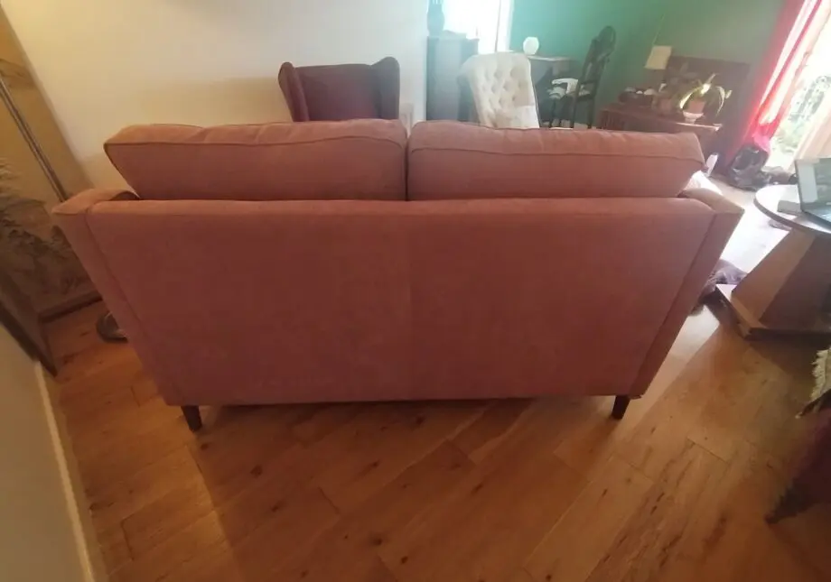 Darlings of Chelsea Weymouth 3 seater sofa sofa bed, dusty rose chenille