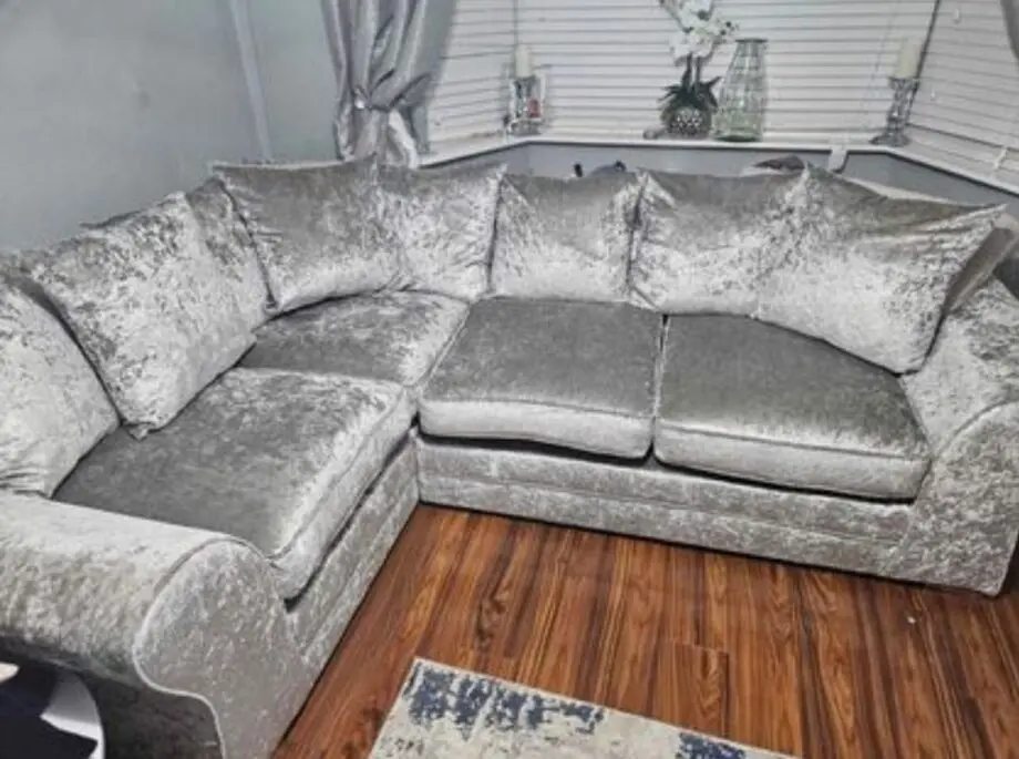 Silver sofa