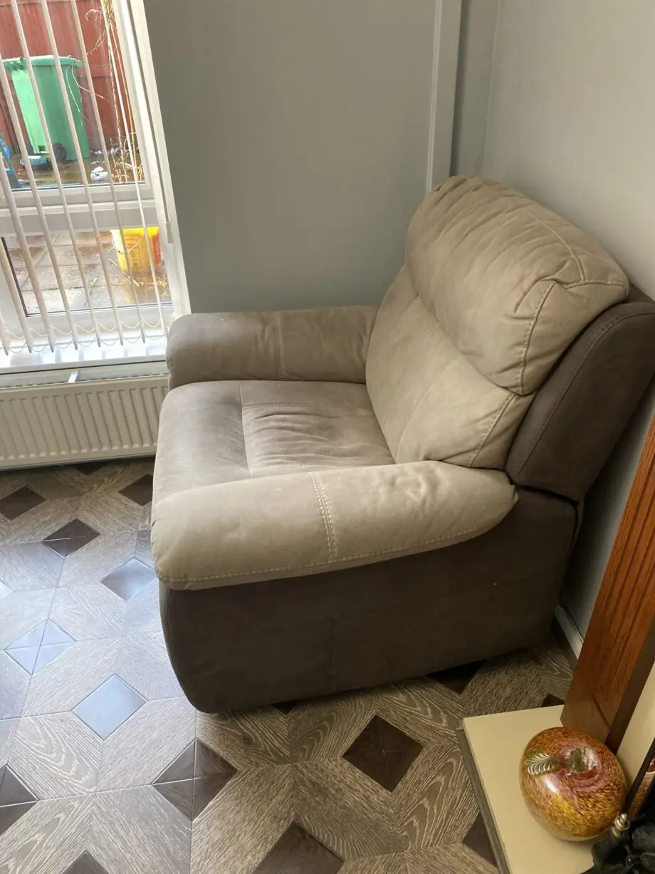 DFS Corey Power Recliner Chair, Silver/Grey , Sofa