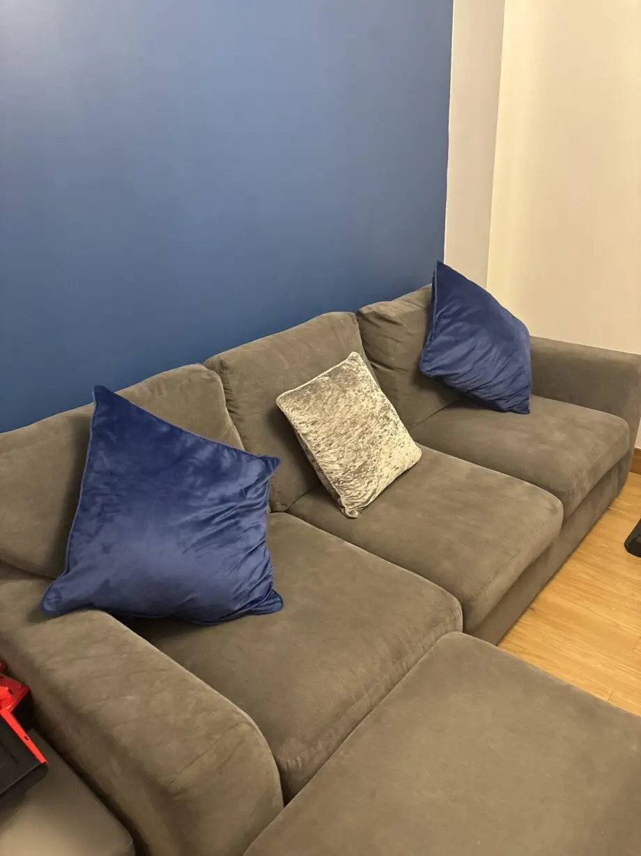DFS astair fabric sofa, grey colour, 4 seater