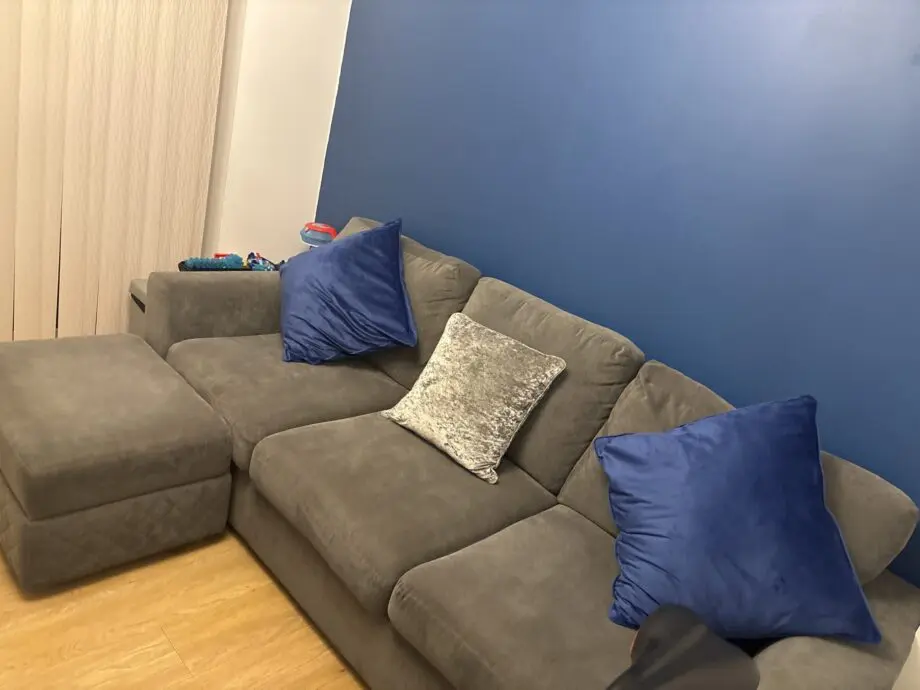 DFS astair fabric sofa, grey colour, 4 seater
