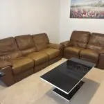 Brown leather Sofa