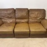 Brown leather Sofa