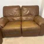 Brown leather Sofa