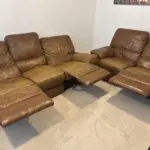 Brown leather Sofa