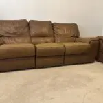 Brown leather Sofa
