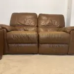 Brown leather Sofa