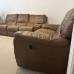 Brown leather Sofa