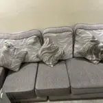 Grey seater sofa