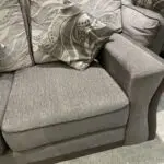 Grey seater sofa