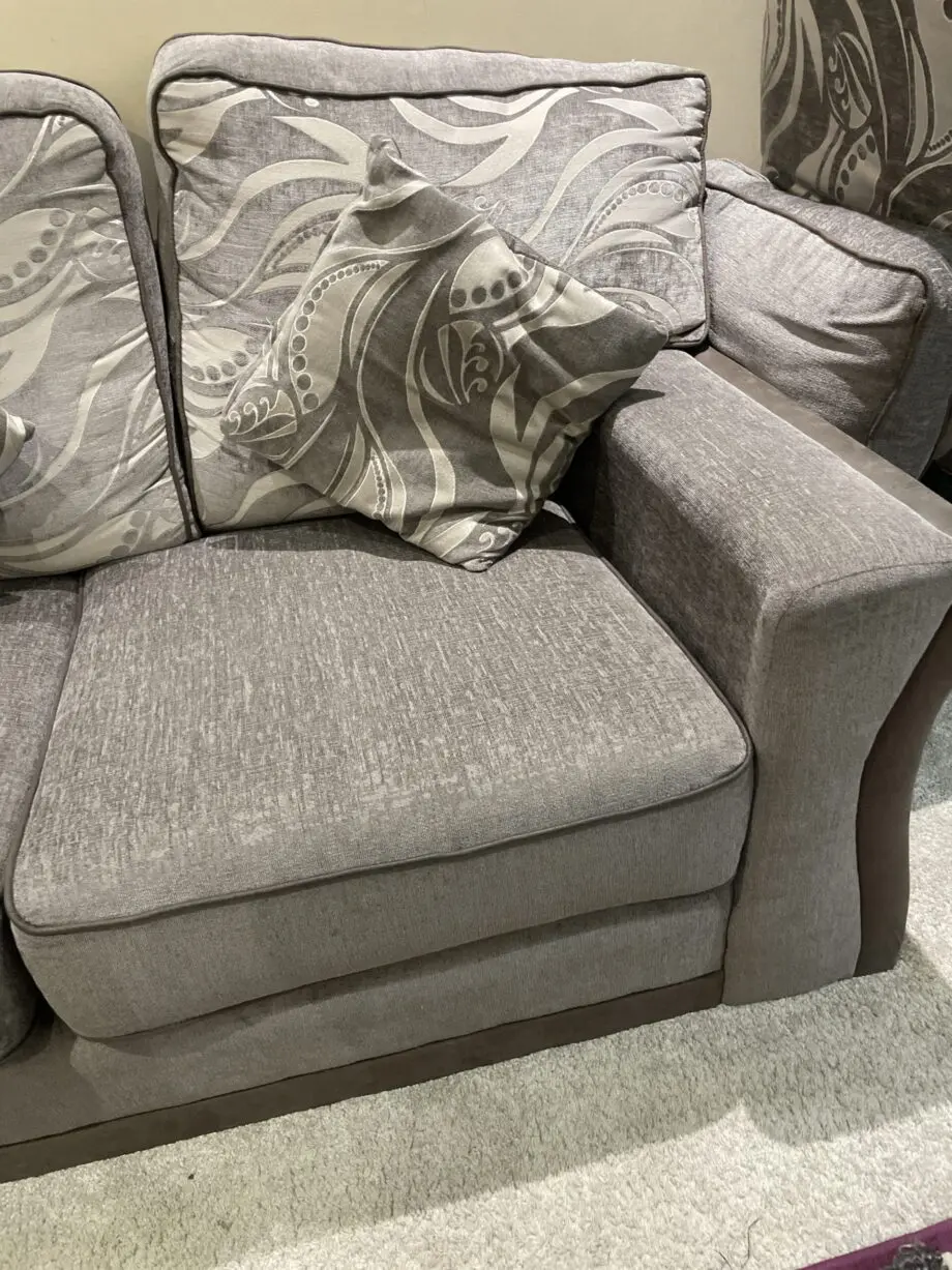 Grey seater sofa