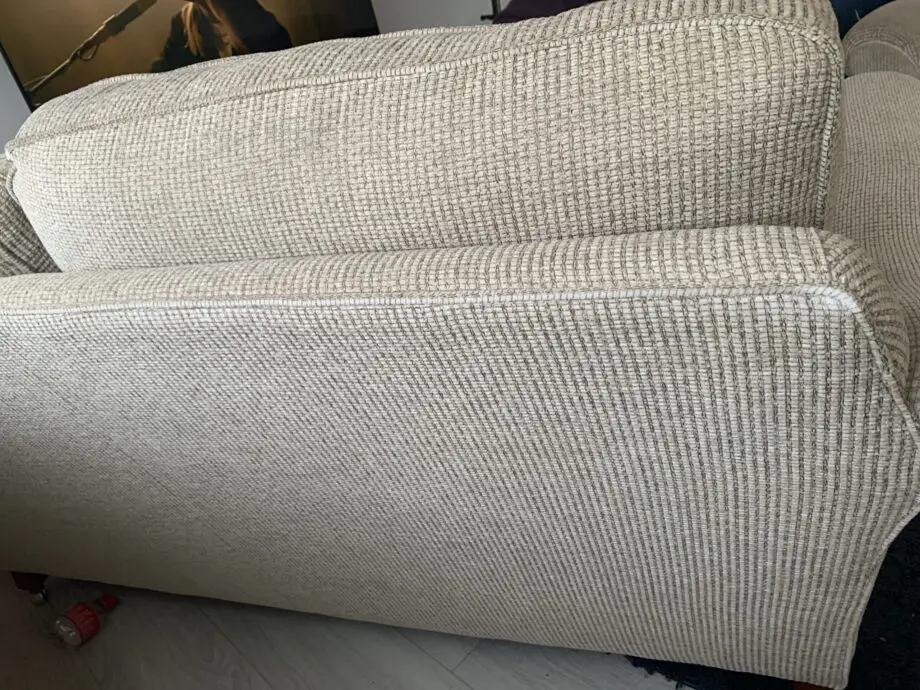 Furniture Sofa . 2 seater and one seater together . Good condition. Beige colour or sandal .