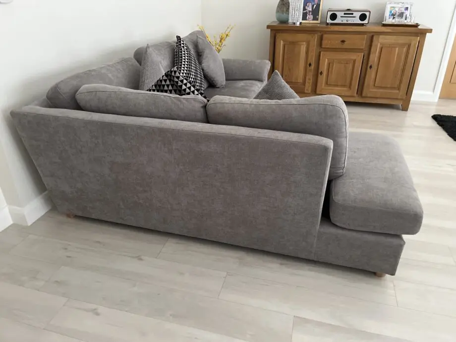 John Lewis Camden 5+ Seater LHF Corner End Chaise Unit in Chenille Grey