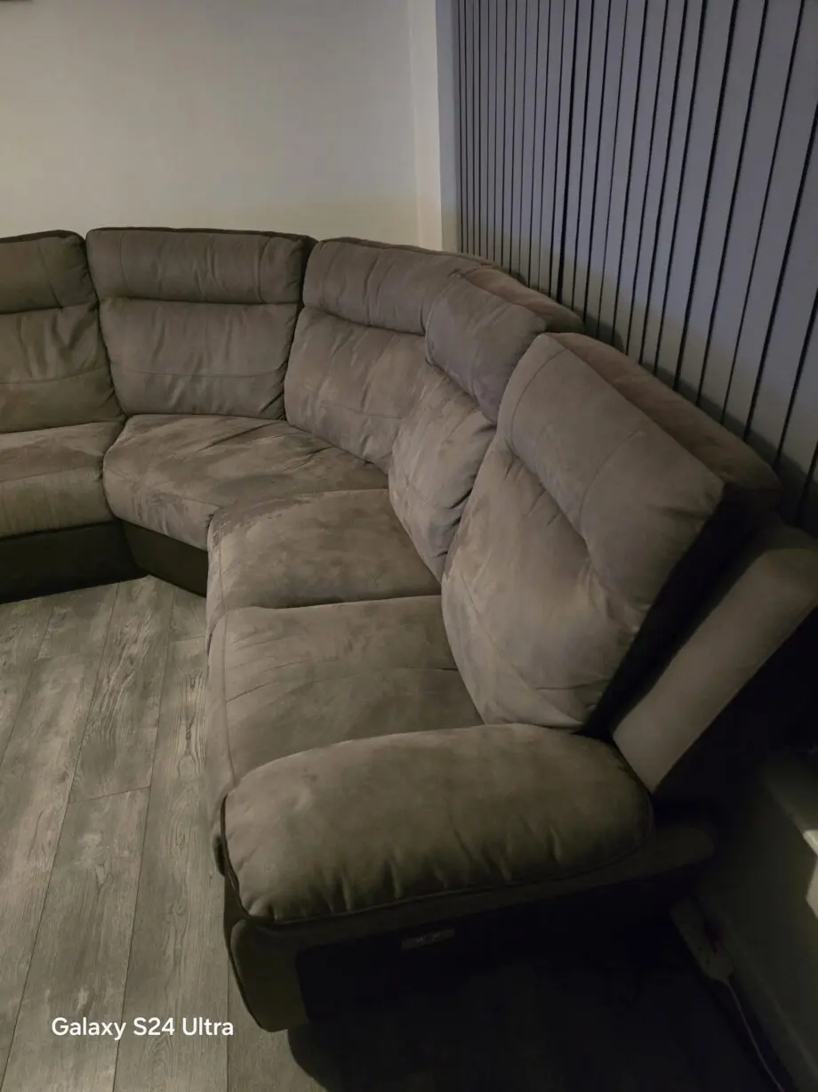 Grey corner sofa
