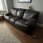 world of leather..... brown leather 3 seater , plus single seater