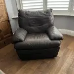 world of leather..... brown leather 3 seater , plus single seater