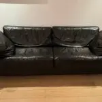 De Sede Dark Brown 3 seater leather sofa