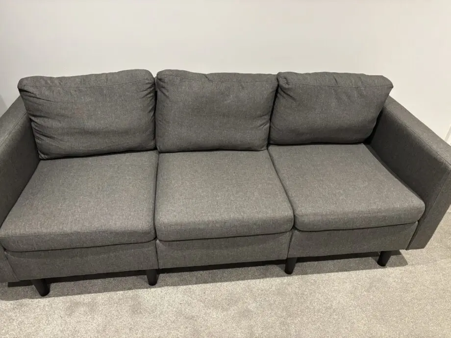 Yaheetech 3 Seater Sofa, Modern Fabric Sofa Couch - Never Used