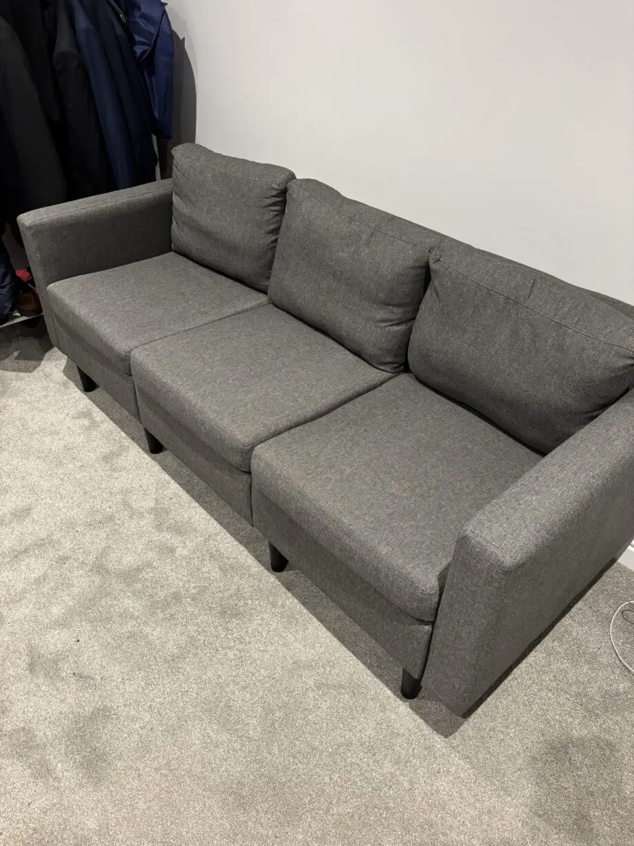 Yaheetech 3 Seater Sofa, Modern Fabric Sofa Couch - Never Used