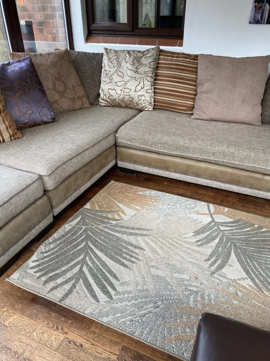 DFS multi brown sofa