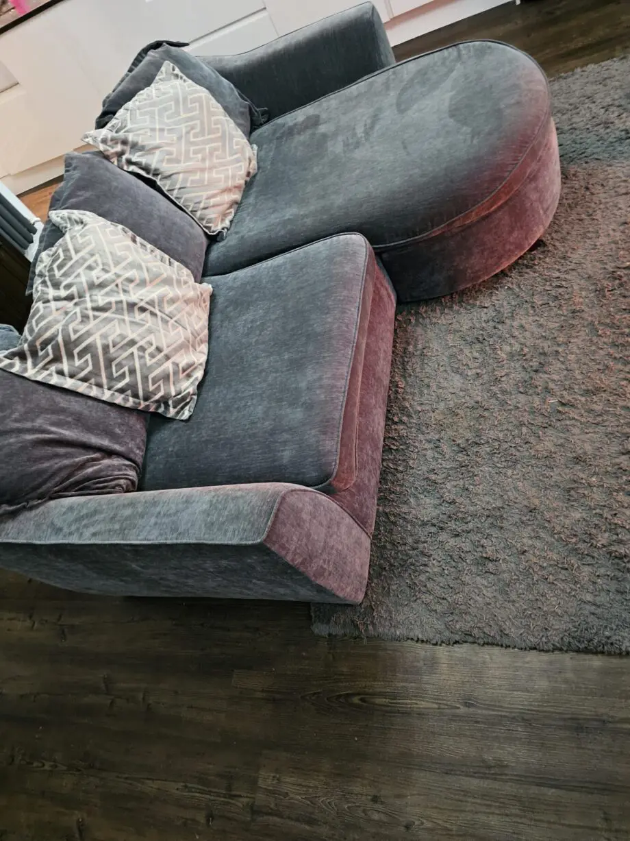 DFS Loleta Charcoal, Pillow Back 4 Seater Lounger