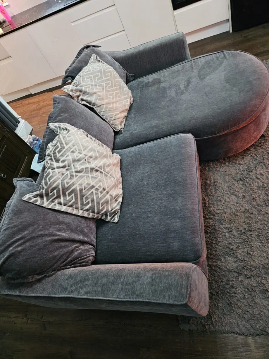 DFS Loleta Charcoal, Pillow Back 4 Seater Lounger
