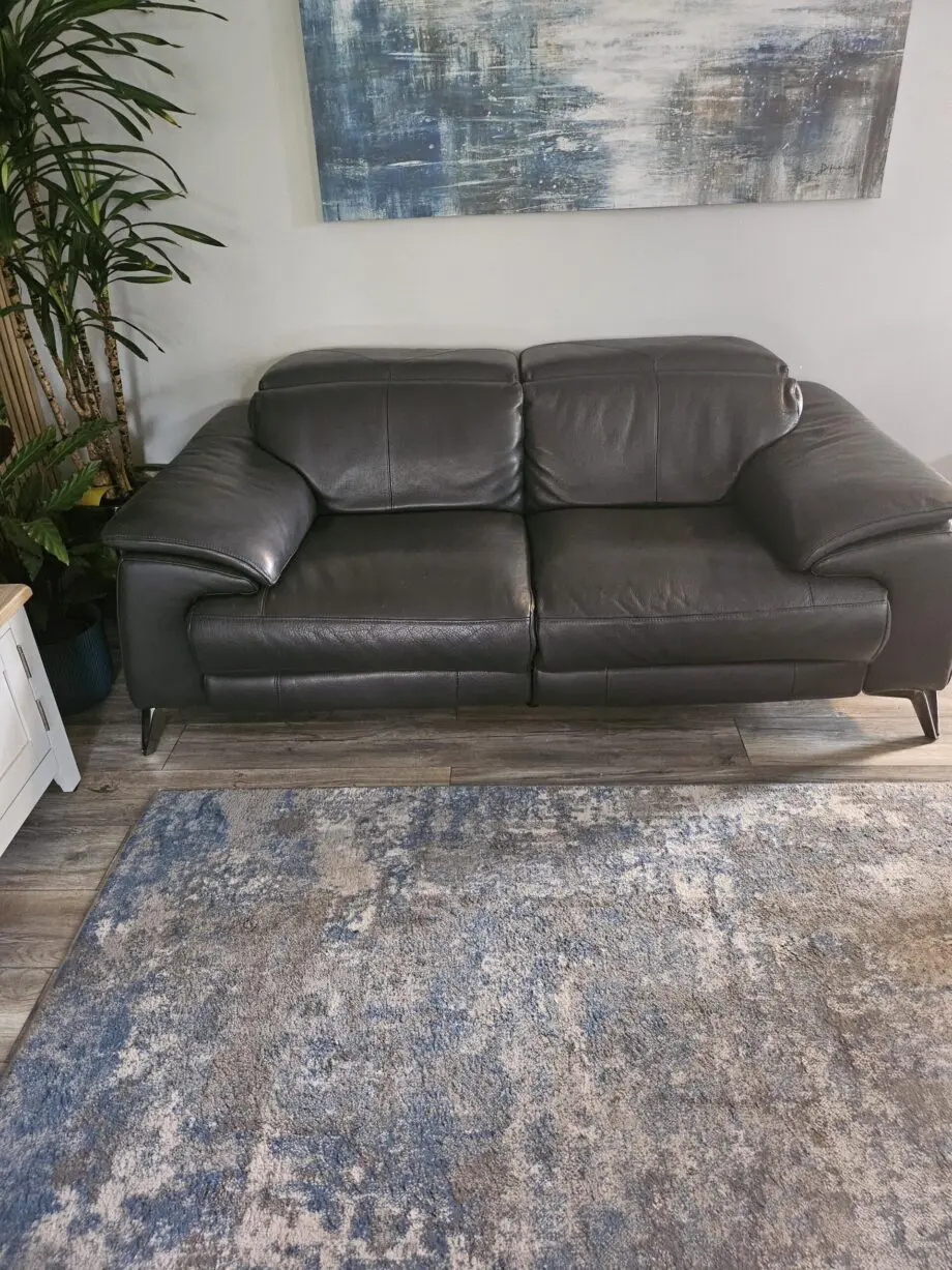 DFS Caldo 2 Seater Power Plus leather Recliner.