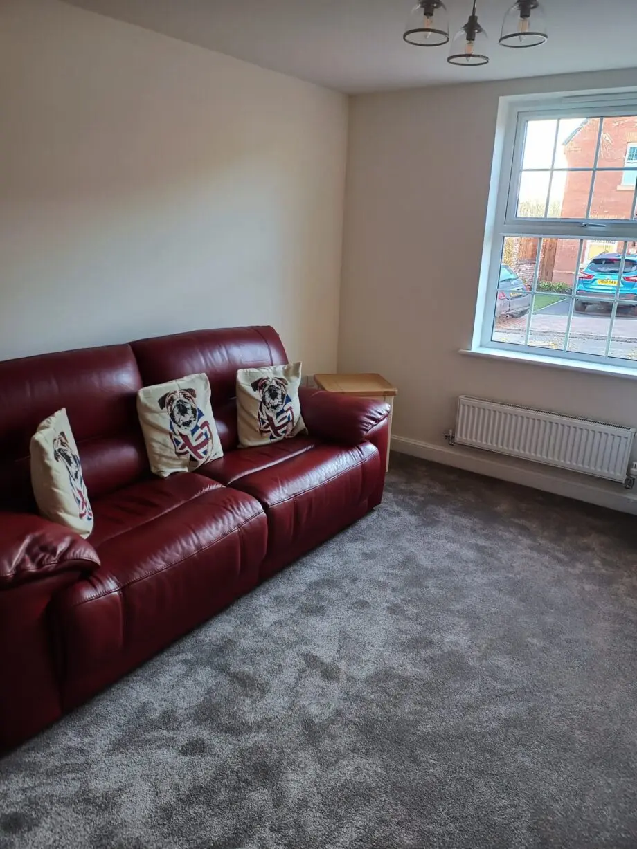 Sofolgy Red leather reclining sofa manual and Red leather reclining chair electric