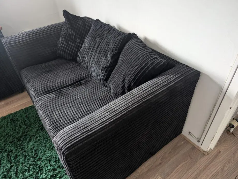 Oxford 2 Seater Sofa - Black